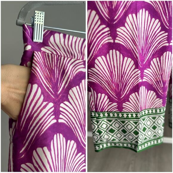 ZARA SATIN EFFECT PRINTED PANTS NEW - Picture 3 of 4